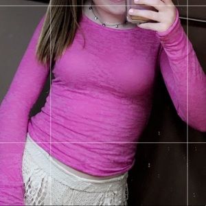 Pink Long Sleeve w/ thumbholes